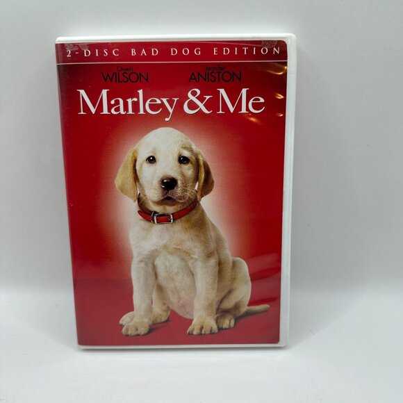 Marley & Me 2 Disc Bad Dog Edition Owen Wilson Jennifer Aniston DVD 20th Century - Picture 2 of 5